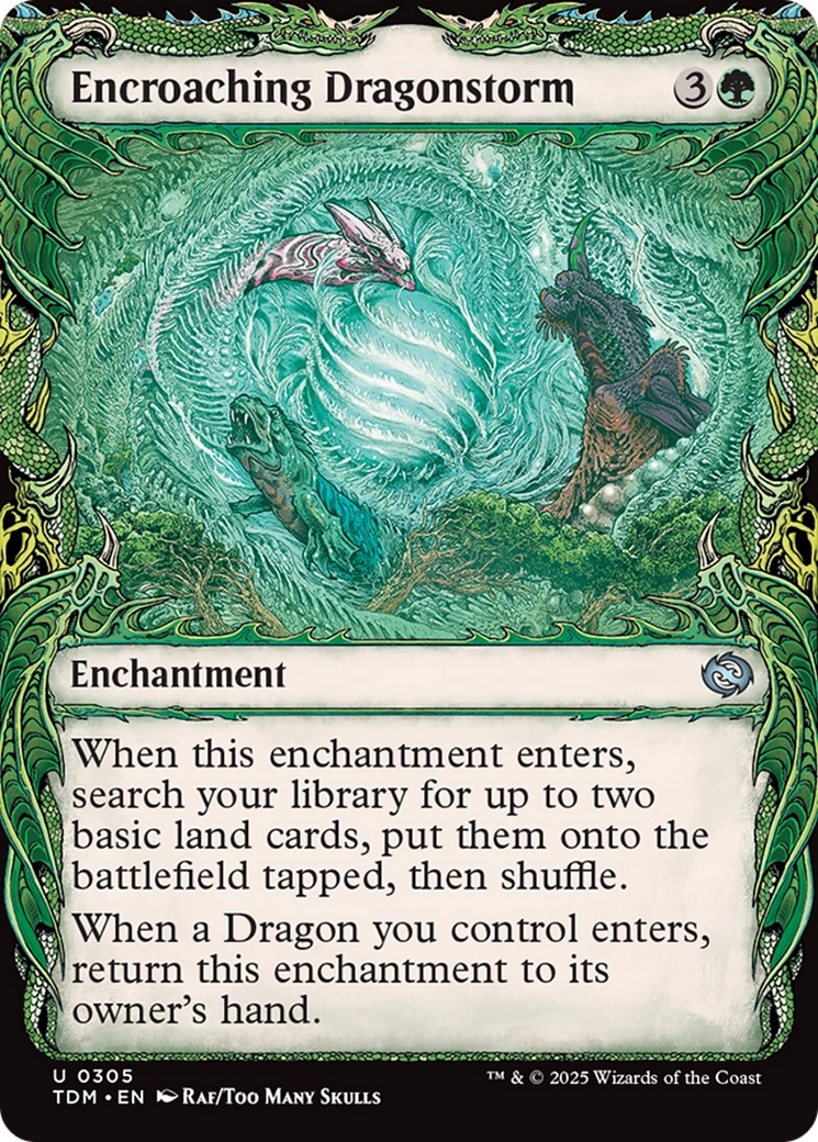 Encroaching Dragonstorm (Showcase) (TDM-305) - Tarkir: Dragonstorm: (Showcase)