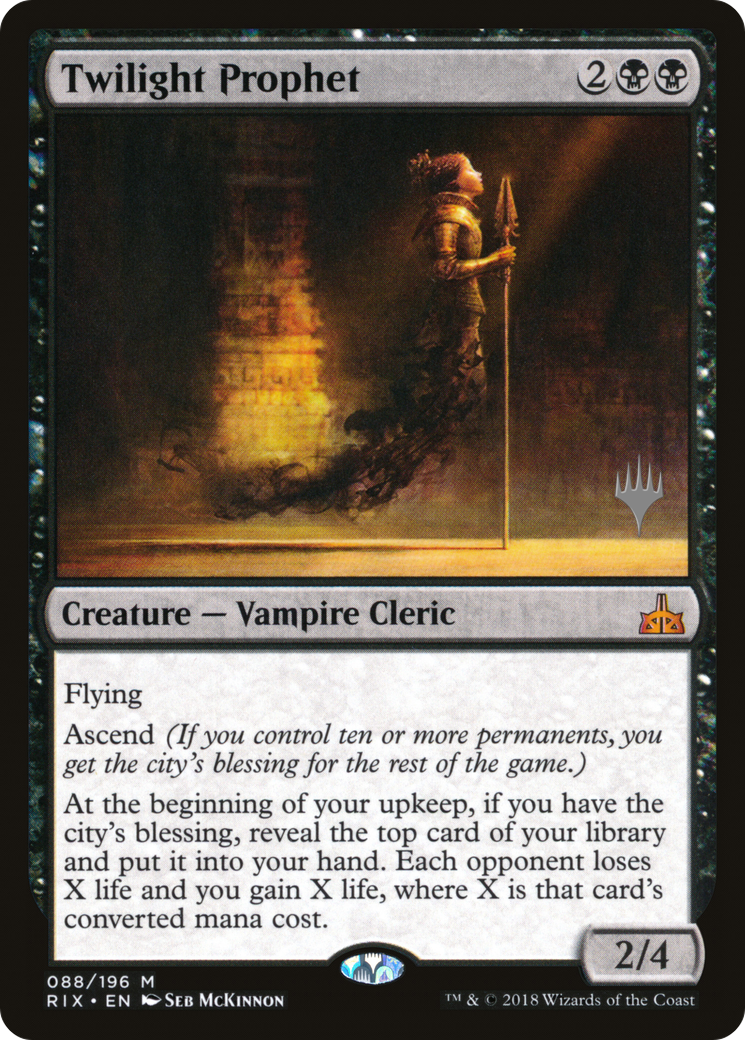 Twilight Prophet (PPIKO-88P) - Rivals of Ixalan Promos (Promo Pack) Foil