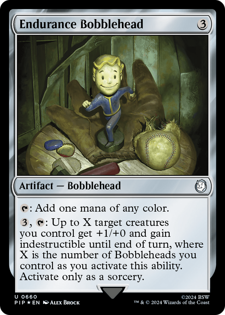 Endurance Bobblehead (Surge Foil) (PIP-660) - Fallout Foil