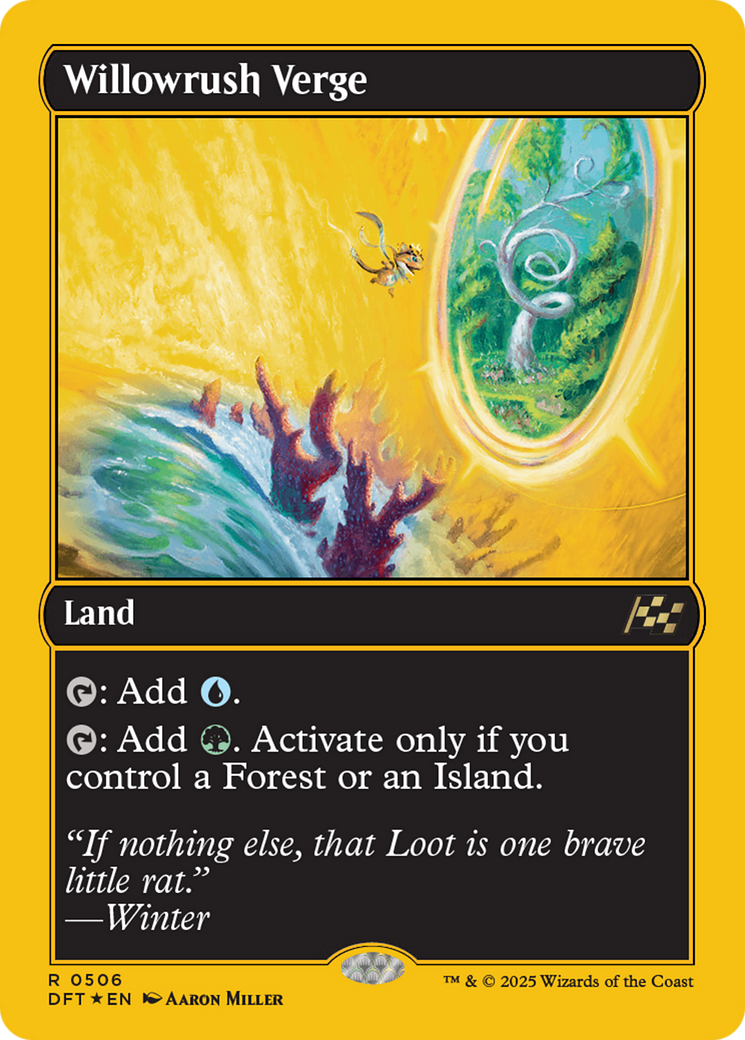 Willowrush Verge (DFT-506) - Aetherdrift Foil