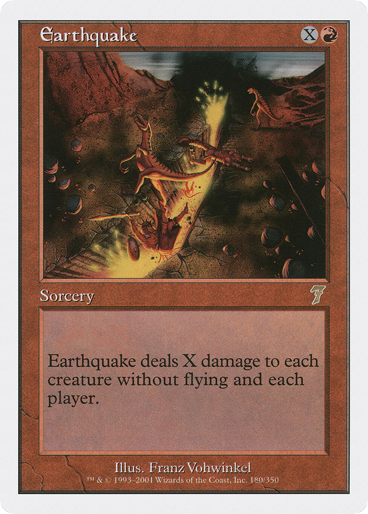 Earthquake (7ED-180) - Seventh Edition
