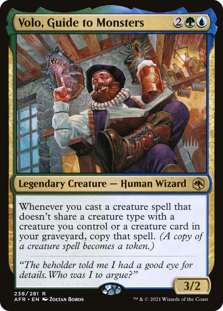 Volo, Guide to Monsters (PPAFR-238P) - Adventures in the Forgotten Realms Promos Foil (Promo Pack)