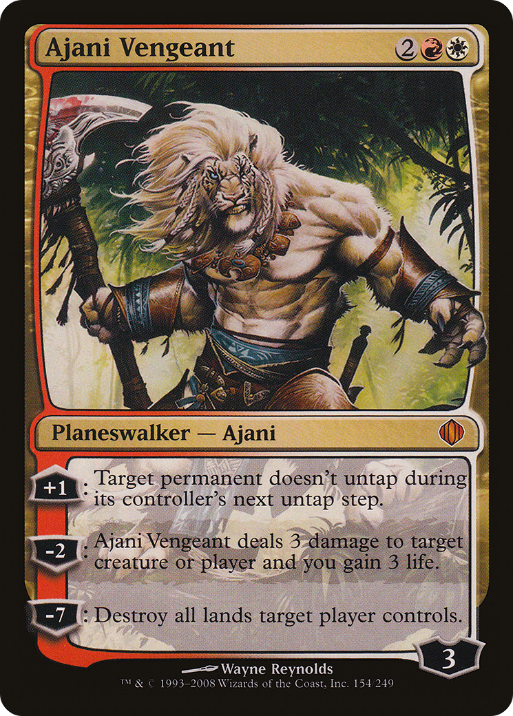 Ajani Vengeant (ALA-154) - Shards of Alara