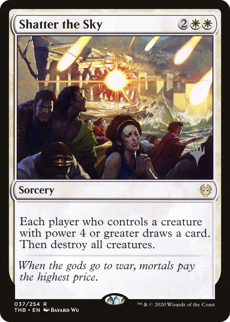 Shatter the Sky (PPTHB-37P) - Theros Beyond Death Promos (Promo Pack) Foil