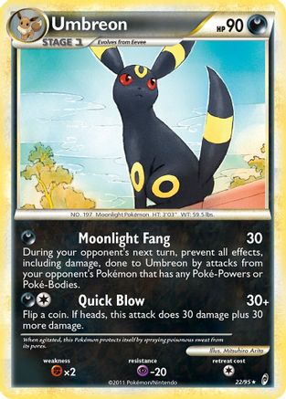 Umbreon (22/95) - Call of Legends Holofoil - Holo Rare