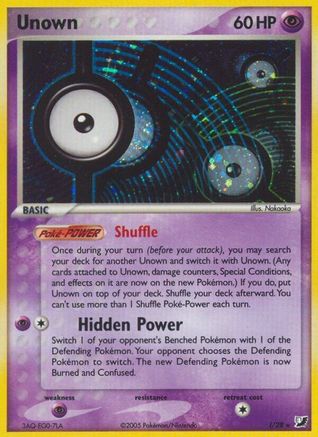 Unown (I) - Unseen Forces Holofoil