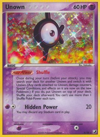 Unown (K) - Unseen Forces Holofoil