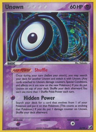 Unown (M) - Unseen Forces Holofoil