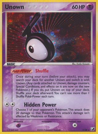 Unown (T) - Unseen Forces Holofoil