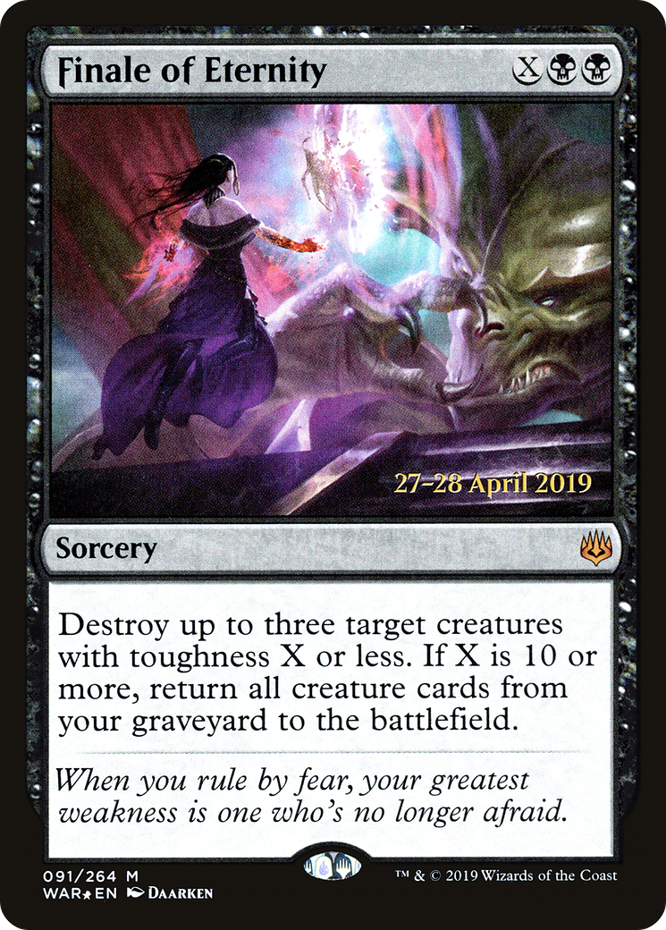 Finale of Eternity (PRE-91S) - War of the Spark Promos (Prerelease) Foil