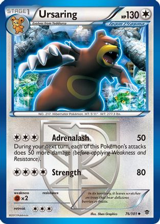 Ursaring (Team Plasma) (76/101) - Plasma Blast - Uncommon