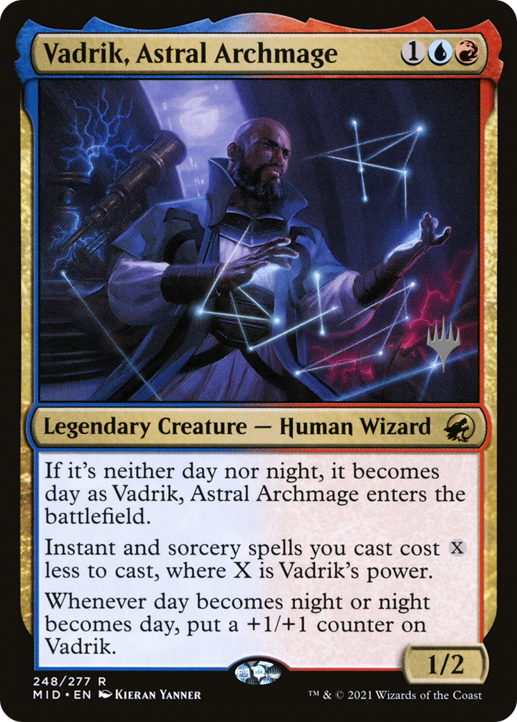 Vadrik, Astral Archmage (PPMID-248) - Innistrad: Midnight Hunt Promos (Promo Pack)