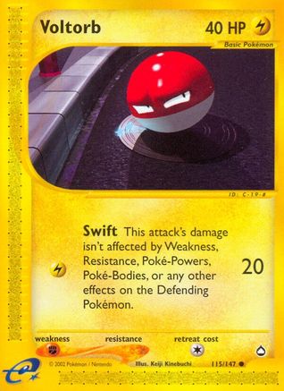 Voltorb (115) 115 - Aquapolis Normal - Common