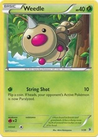 Weedle - 001/39 - Kalos Starter Set Normal