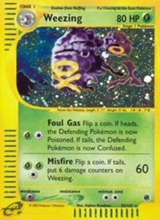 Weezing (32) 032 - Expedition Holofoil - Holo Rare