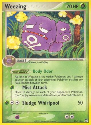 Weezing - 033/113 - Delta Species Normal