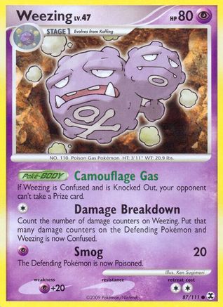 Weezing - 087/111 - Rising Rivals Reverse Holofoil