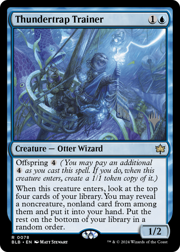 Thundertrap Trainer (PPBLB-078) - Bloomburrow Promos (Promo Pack) Foil