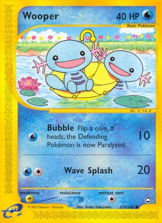 Wooper (117) 117 - Aquapolis Normal - Common