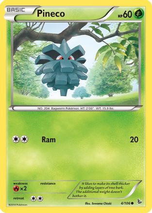 Pineco 004 - XY Flashfire Normal - Common
