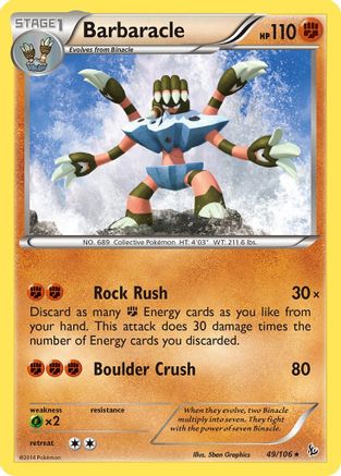 Barbaracle 049 - XY Flashfire Normal - Rare