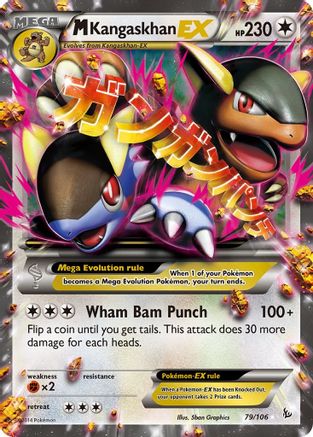 M Kangaskhan EX 079/106 - XY Flashfire Holofoil - Ultra Rare