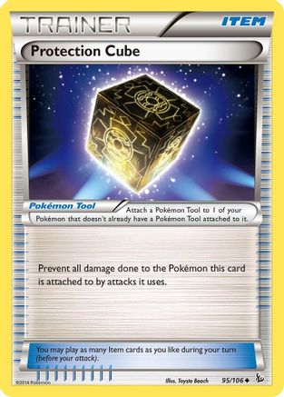 Protection Cube 095/106 - XY Flashfire Normal - Uncommon