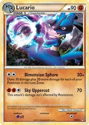 Lucario 014/095 - Deck Exclusives Normal - Rare