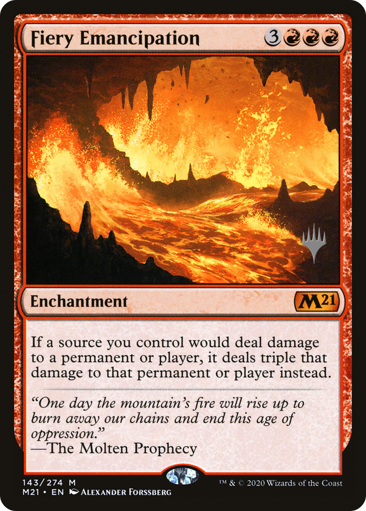 Fiery Emancipation (PPM21-143) - Core Set 2021 Promos (Promo Pack)