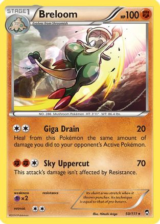 Breloom 050/111 - XY Furious Fists Normal - Rare