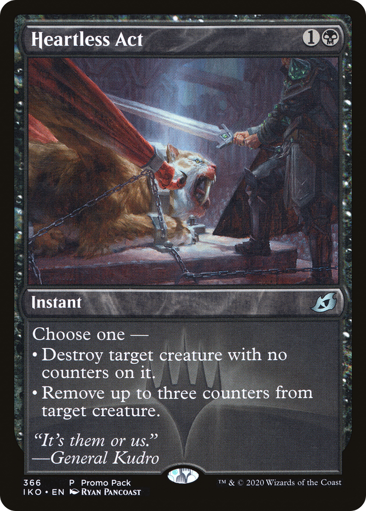 Heartless Act (PPIKO-366) - Ikoria: Lair of Behemoths (Promo Pack) Foil