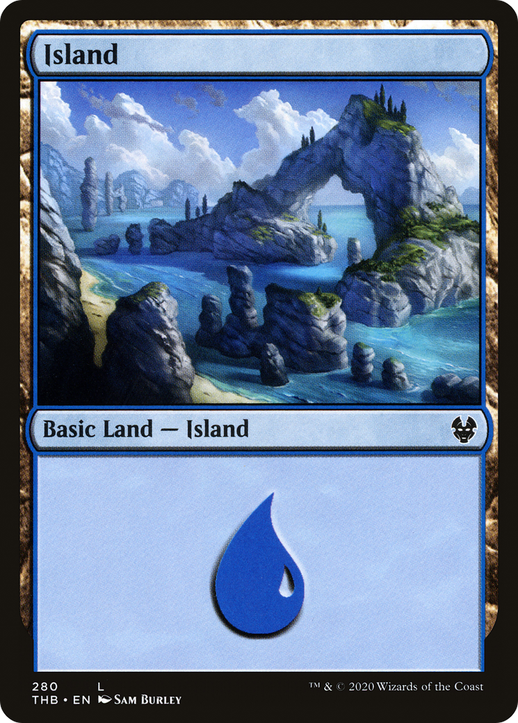 Island (THB-280) - Theros Beyond Death Foil