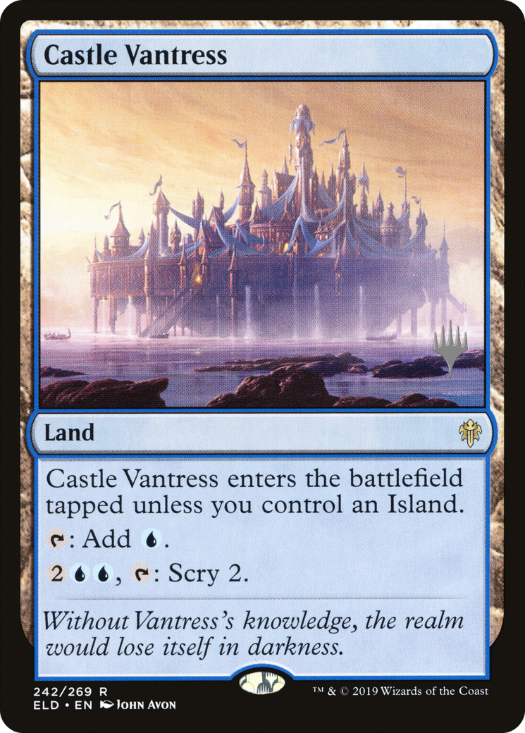 Castle Vantress (PPELD-242) - Throne of Eldraine Promos (Promo Pack) Foil