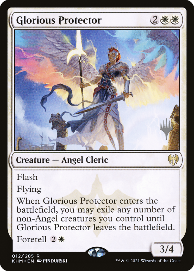Glorious Protector (PPKHM-12P) - Kaldheim Promos (Promo Pack) Foil