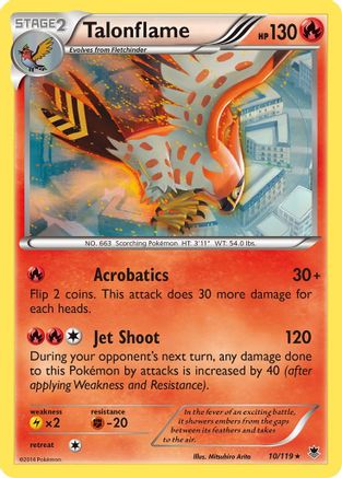 Talonflame (10/119) - XY Phantom Forces - Rare