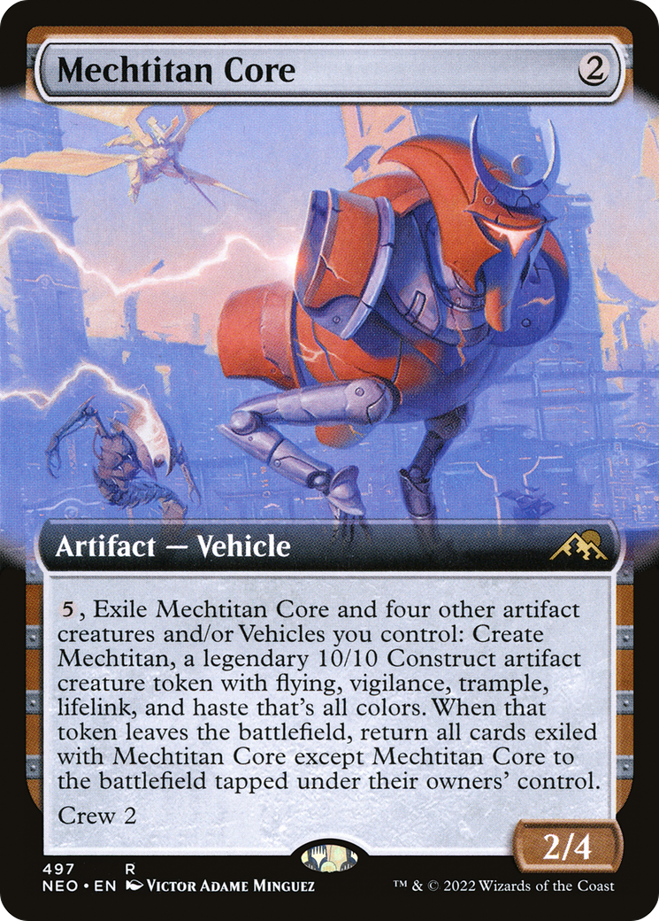 Mechtitan Core (Extended Art) (NEO-497) - Kamigawa: Neon Dynasty: (Extended Art)