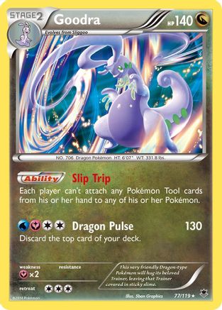 Goodra 077/119 - XY Phantom Forces Reverse Holofoil - Holo Rare