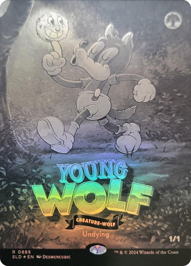 Young Wolf (SLD-885) - Secret Lair Drop Foil