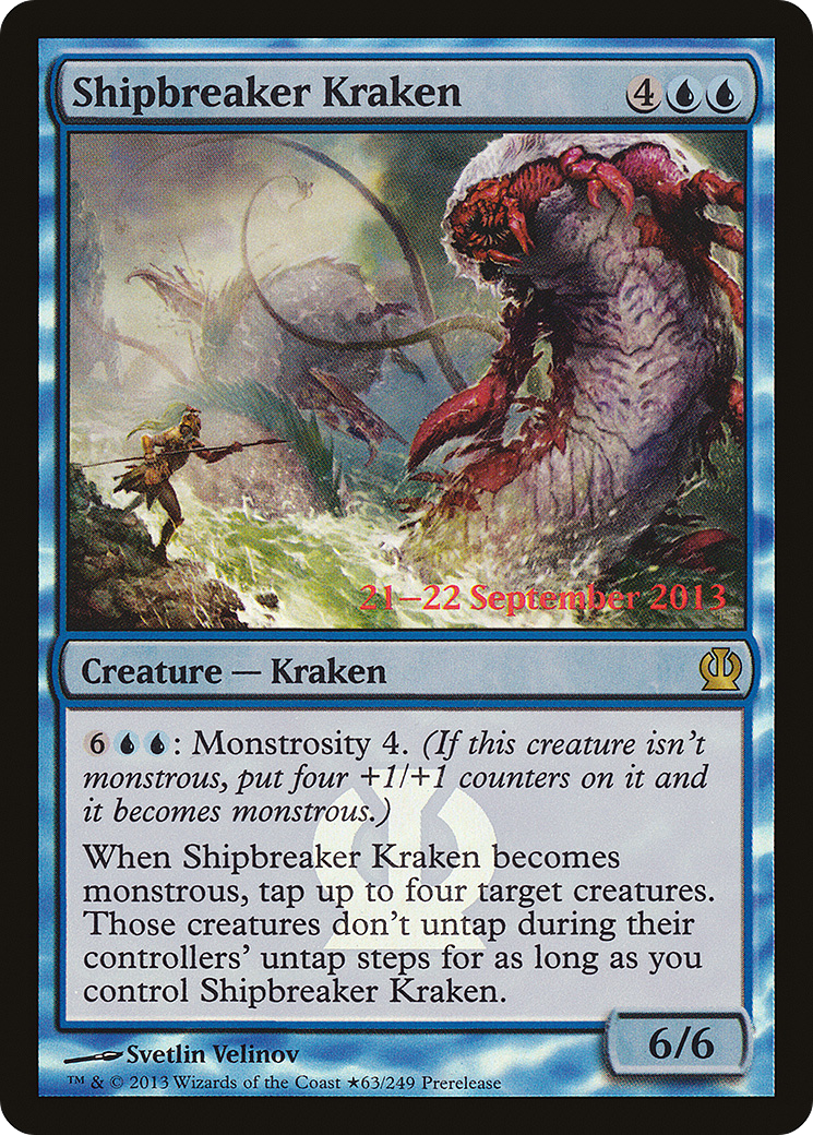 Shipbreaker Kraken (PRE-63★) - Theros Promos (Prerelease) Foil
