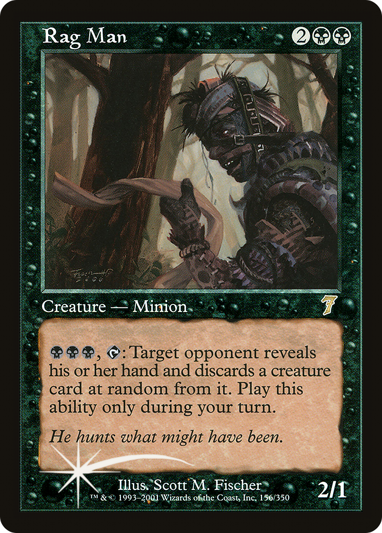 Rag Man (7ED-156★) - Seventh Edition Foil