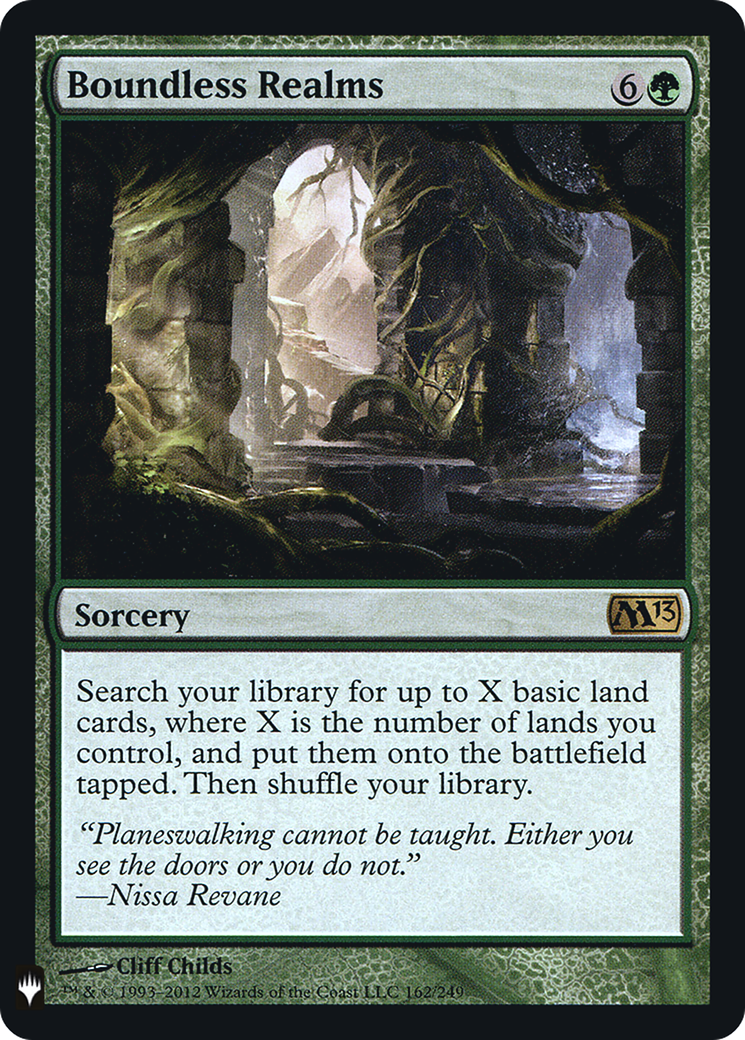 Boundless Realms (LIST-M13-162) - The List Foil
