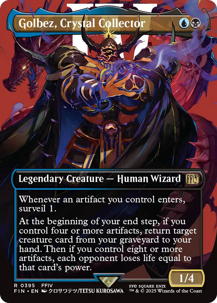 Golbez, Crystal Collector (Borderless) (FIN-395) - FINAL FANTASY (Borderless) Foil