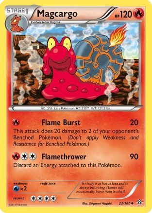 Magcargo 023 - XY Primal Clash Normal - Uncommon