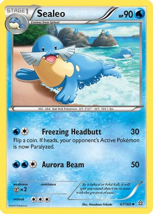 Sealeo 047/160 - XY Primal Clash Normal - Uncommon