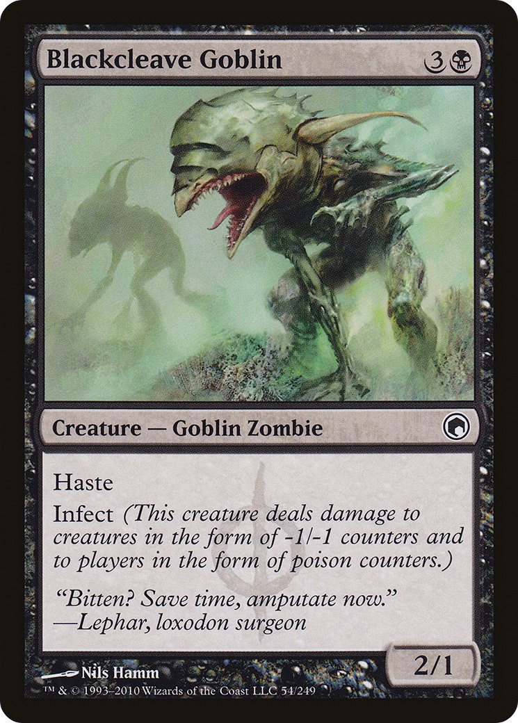 Blackcleave Goblin (SOM-054) - Scars of Mirrodin