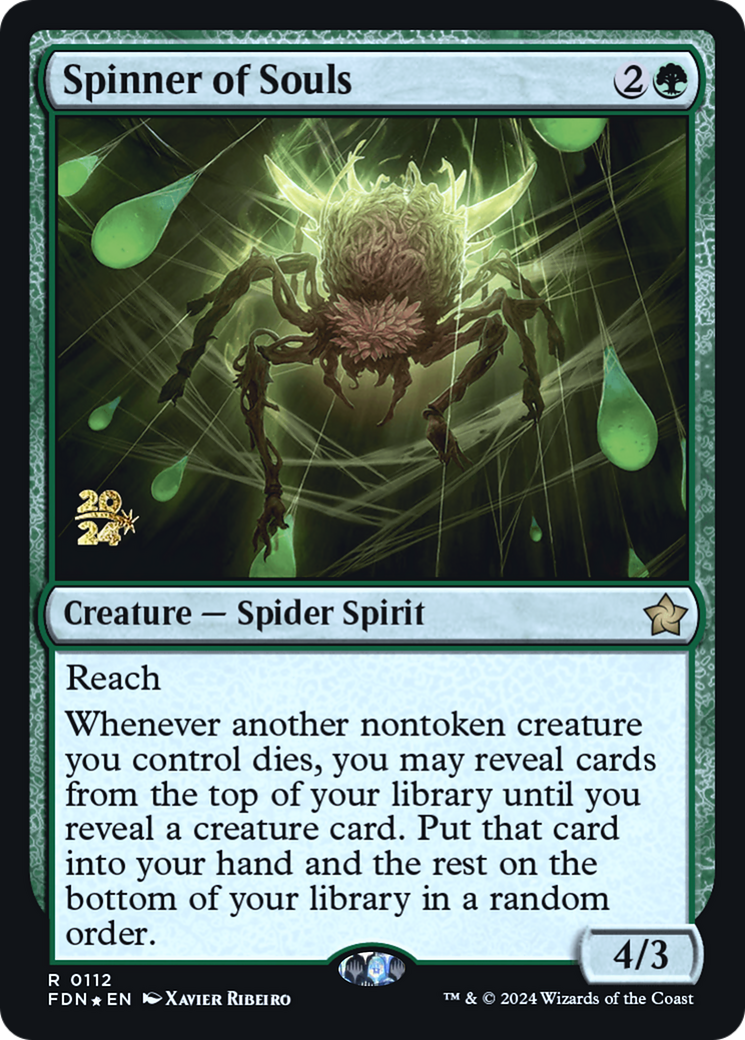 Spinner of Souls (PRE-112) - Foundations Promos (Prerelease) Foil