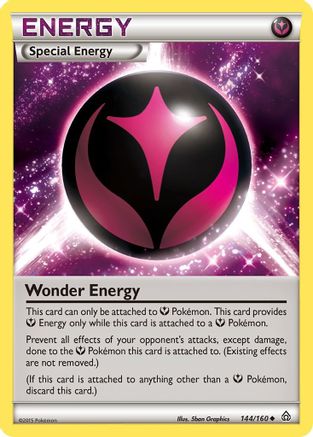 Wonder Energy 144/160 - XY Primal Clash Reverse Holofoil - Uncommon