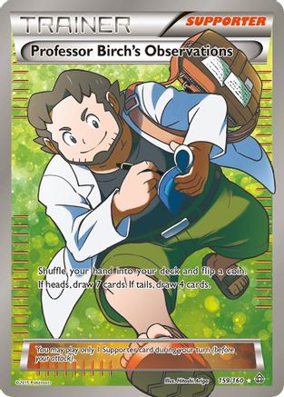 Professor Birch's Observations (159 Full Art) 159/160 - XY Primal Clash Holofoil - Ultra Rare