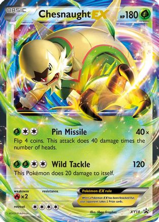 Chesnaught EX XY18 - XY Promos Holofoil - Promo