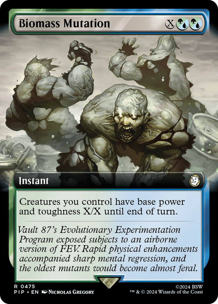 Biomass Mutation (Extended Art) (PIP-475) - Fallout: (Extended Art) Foil